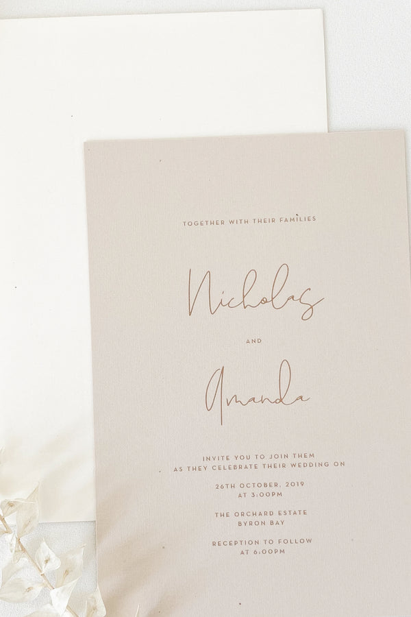 Amanda Invitation Suite