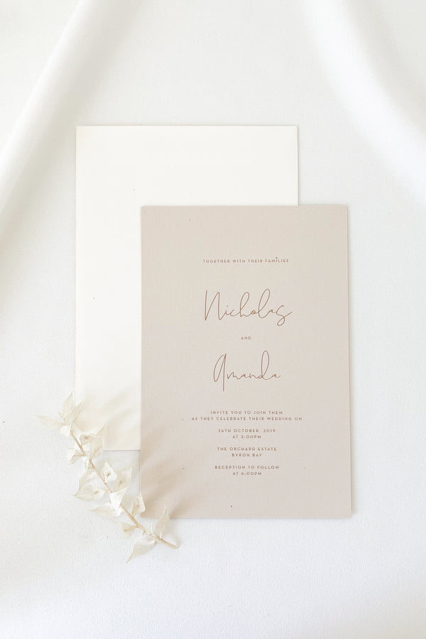 Amanda Invitation Suite