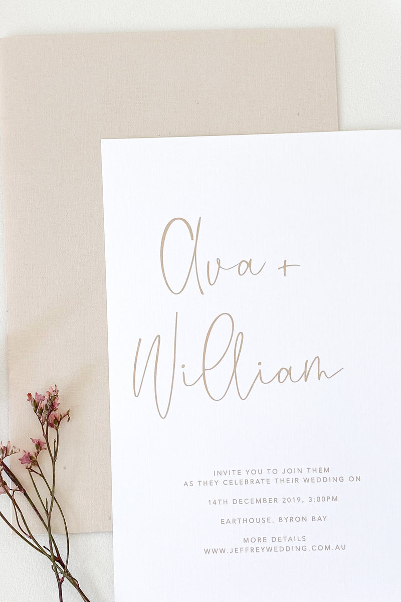 Ava Invitation Suite
