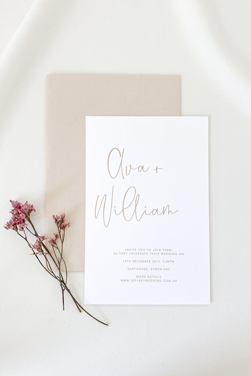 Ava Invitation Suite