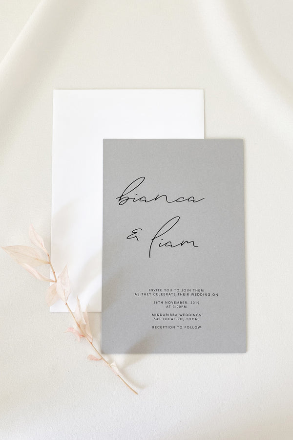 Bianca Invitation Suite
