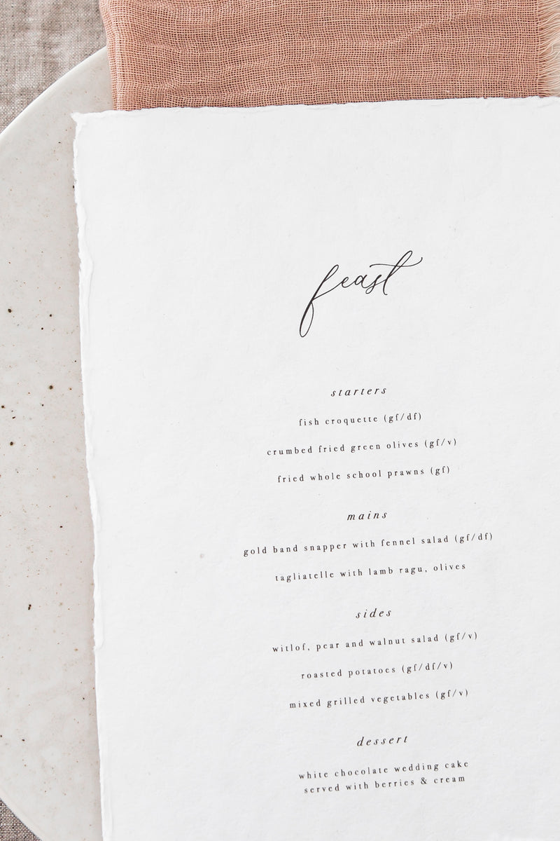 Penelope Menu