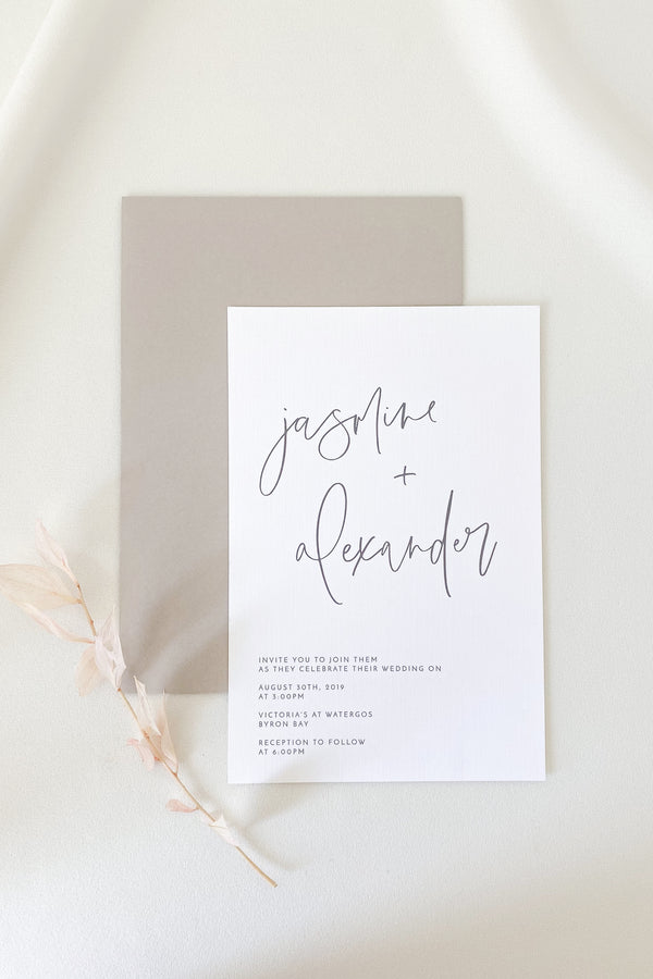 Jasmine Invitation Suite