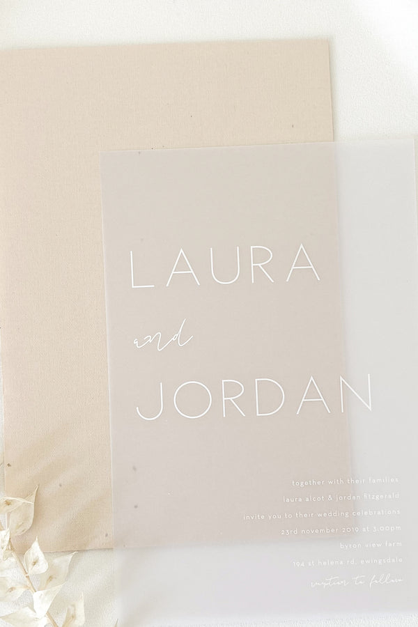 Laura Invitation Suite
