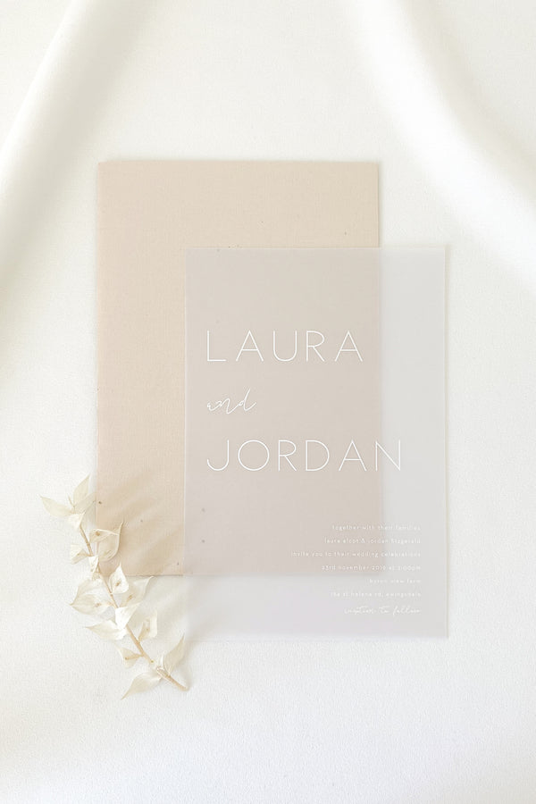 Laura Invitation Suite