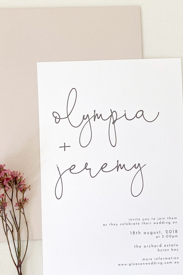 Olympia Invitation Suite