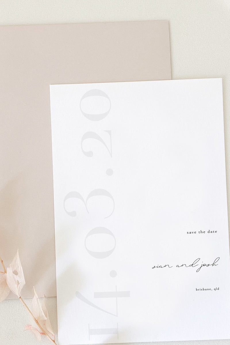 Sian Save The Date Card