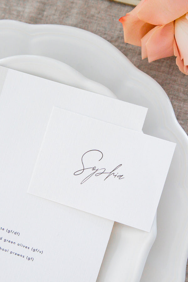 Sia Place Card