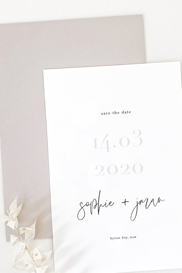 Sophie Save The Date Card
